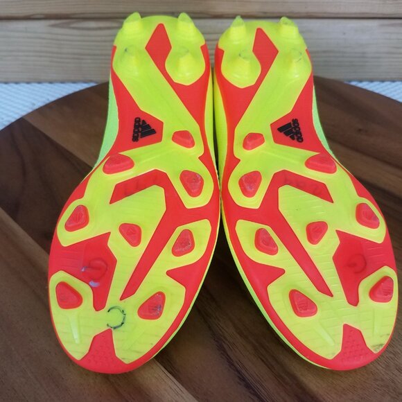 Men's Size 5 1/2 Yellow Adidas Predator 18.4 FxG Soccer Cleats DB2005 - Picture 9 of 9